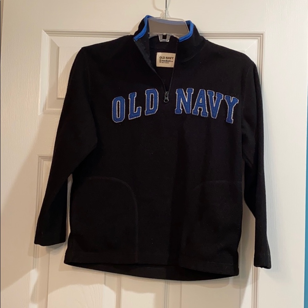 COPY - OLD NAVY Navy blue boys Large 1/4 zip flee…